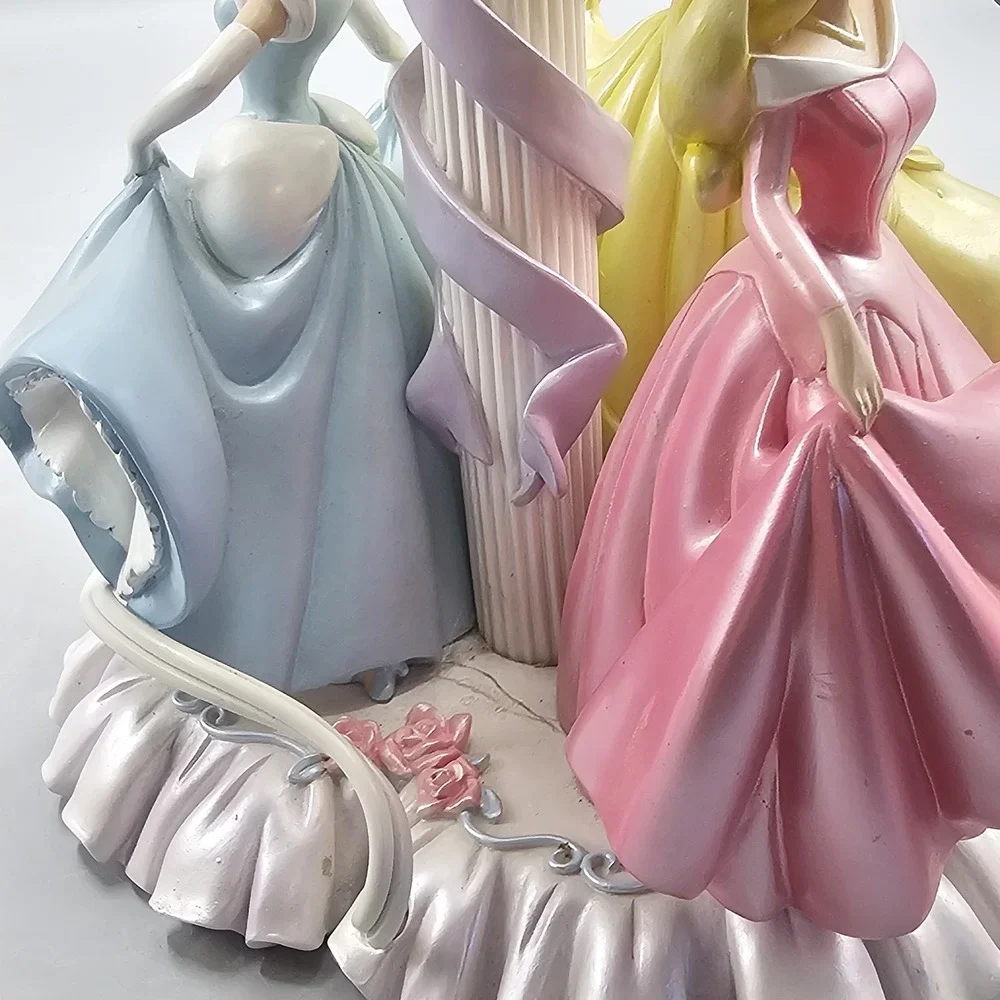 Vintage Disney Princess Lamp Belle Cinderella Sleeping Beauty 16